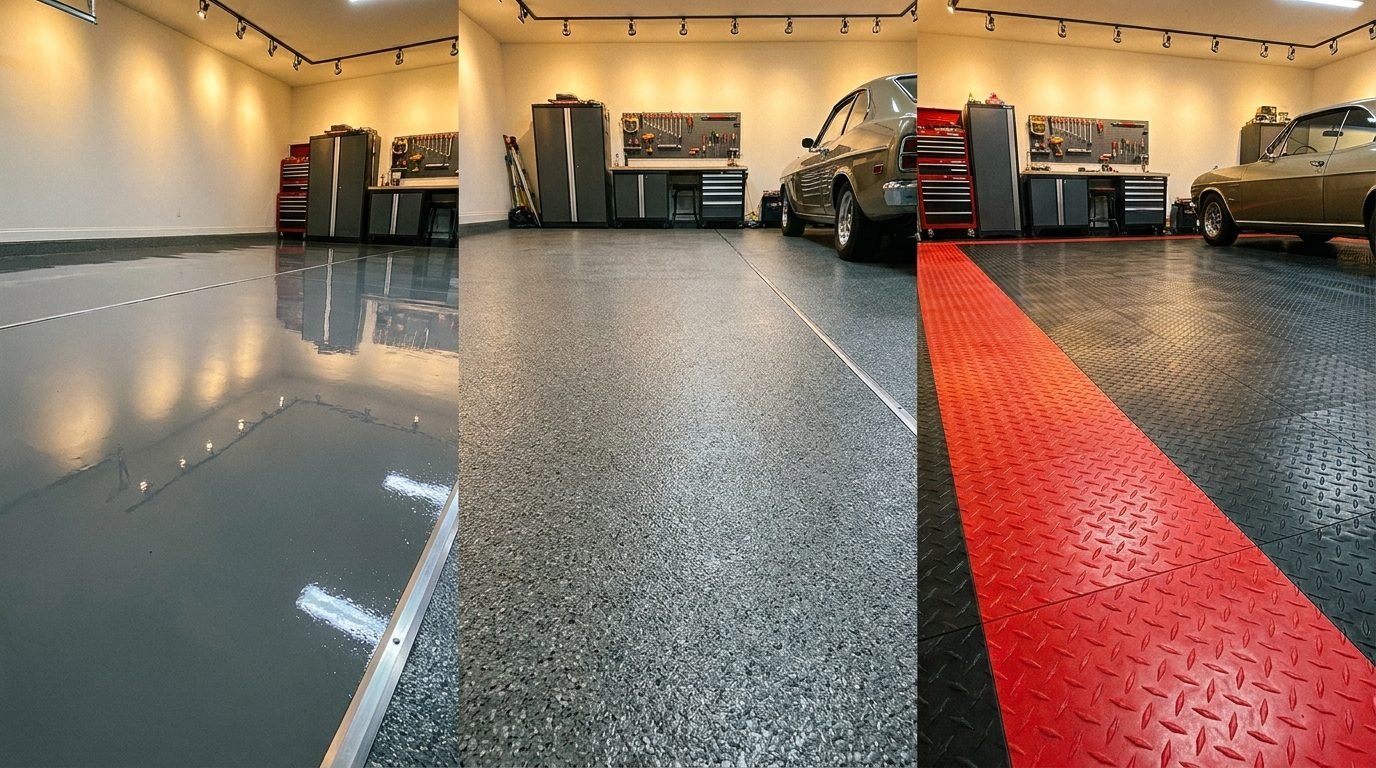Garage Flooring Options, Compared