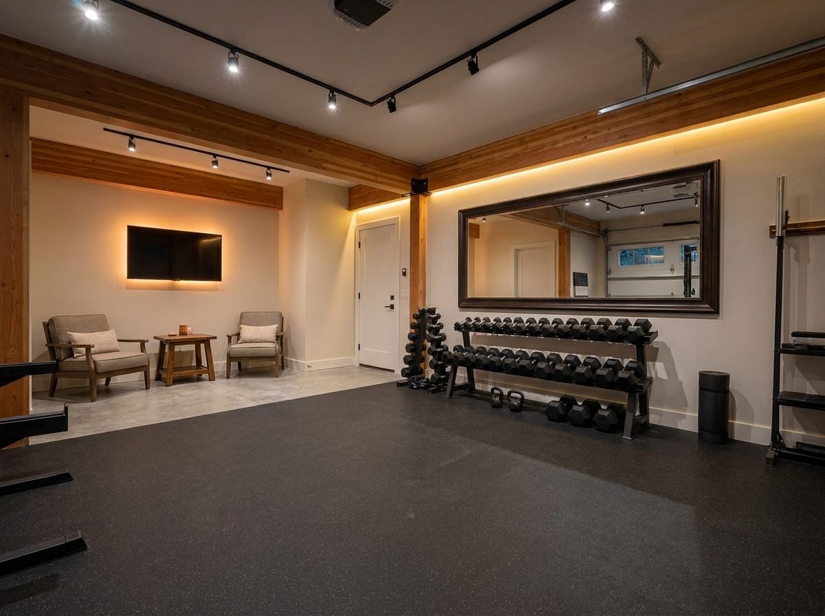 Garage Man Cave & Home Gym Conversion Ideas